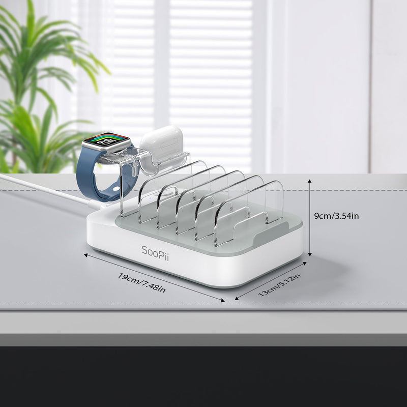 6 Port Charging Station