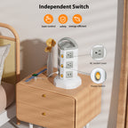 SooPii TPS10 Power Strip Tower with 10 AC Outlets and 4 USB Ports — Feature detail