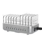 CS102 Charging Station(100W,10 Ports,3PD) with 10 mixed cables — Scene and lifestyle