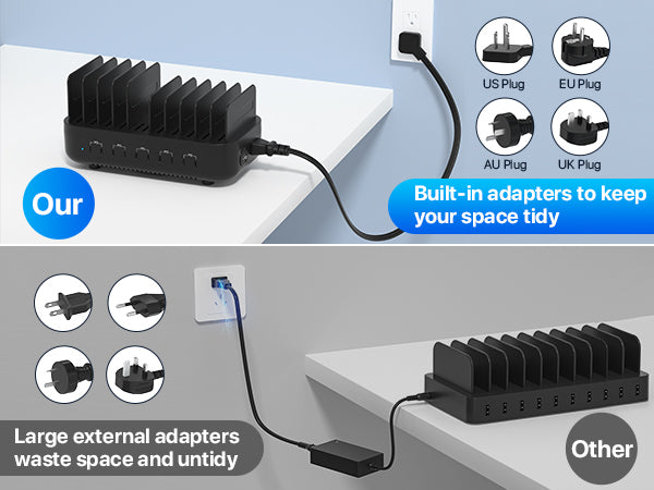 SooPii CS101 USB-C charging station — product detail view