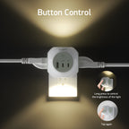US-GC11 5-Outlet Power Strip Box, 4 USB, Individual Switches — Key features