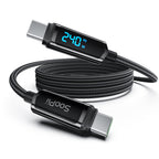 S69 usb-c to usb-c cable(1.2m,240W,Wattage display,Nylon-Braided) — Ports and connectivity