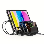 Station de charge SooPii CS50 (35W, 5 ports) avec 5 câbles mixtes