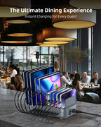 CS200 Charging Station(200W,10 Ports,10PD) with 10 mixed cables — Ports and connectivity