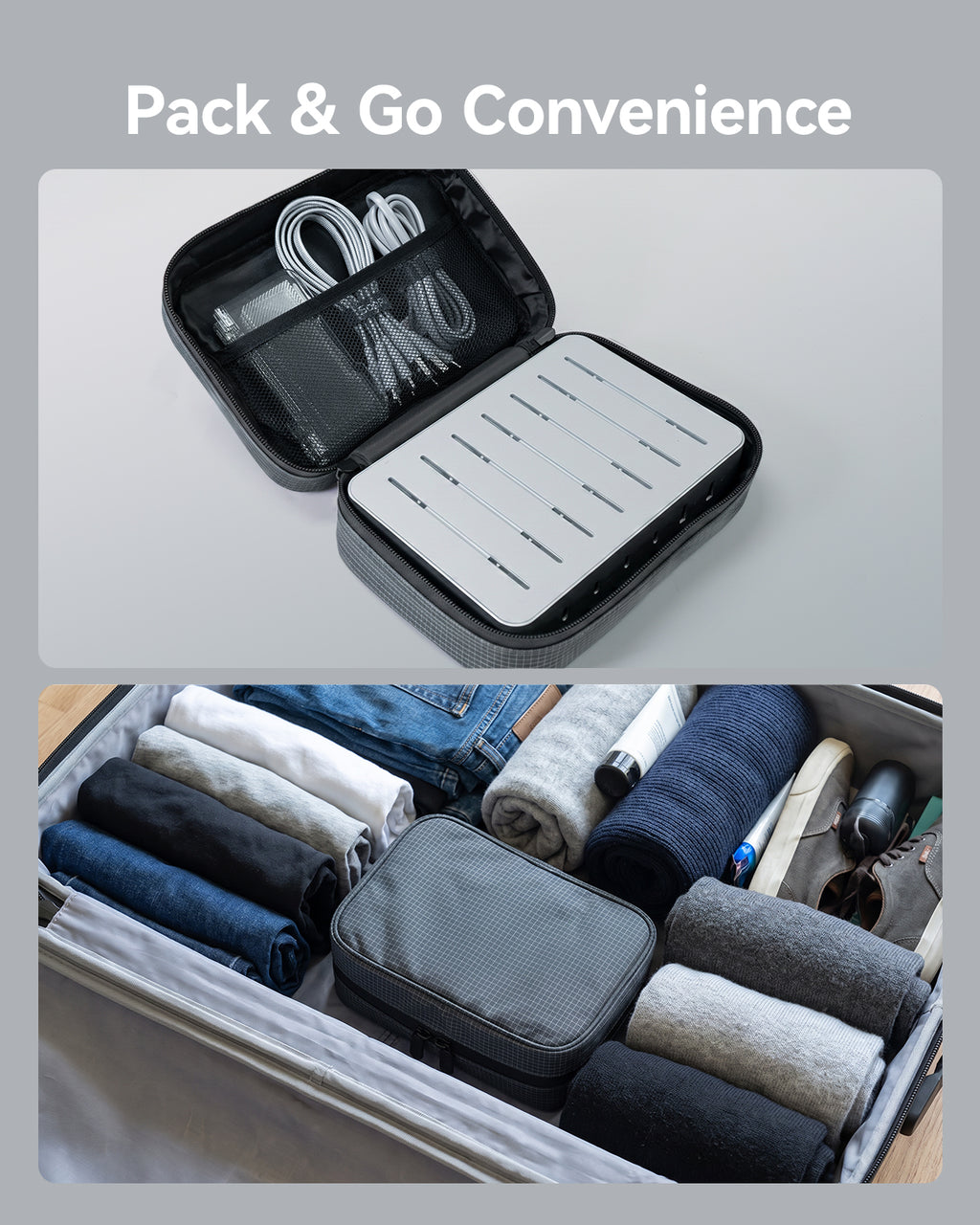 SooPii CS60 Pro PD fast charging station — lifestyle desk setup