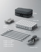 SooPii CS60 Pro PD fast charging station — lifestyle desk setup
