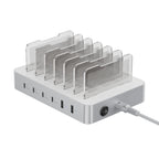 SooPii CS60 Pro Ladestation (90W, 6 Anschlüsse, 4PD) mit 6 gemischten Kabeln