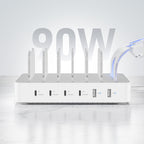 SooPii 90W 6-Port USB-C Charging Station, Multi Device, CS60 Pro