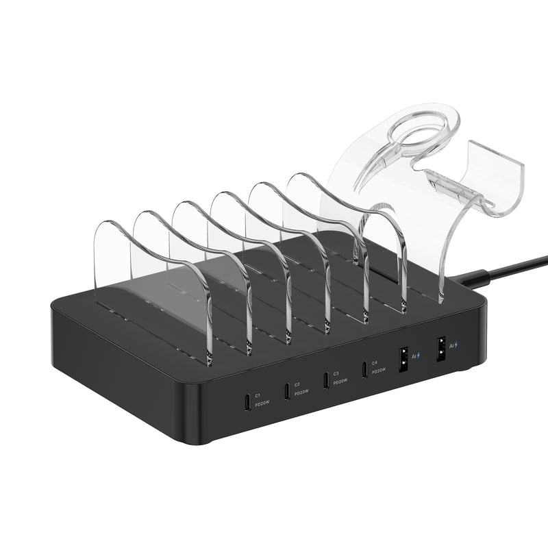 SooPii Charging Station, 90W 6-Port PD, CS60 Pro