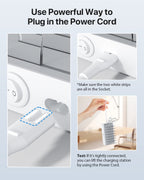 SooPii CS80 Charging Station with 8 ports, 70W power, 2 PD ports, and 8 mixed charging cables on a white background.