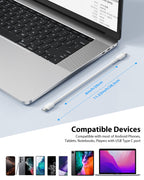 60W Short USB-C to USB-C Cable 6-Pack 8-Inch — Detail 21
