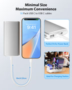 60W Short USB-C to USB-C Cable 6-Pack 8-Inch — Detail 18
