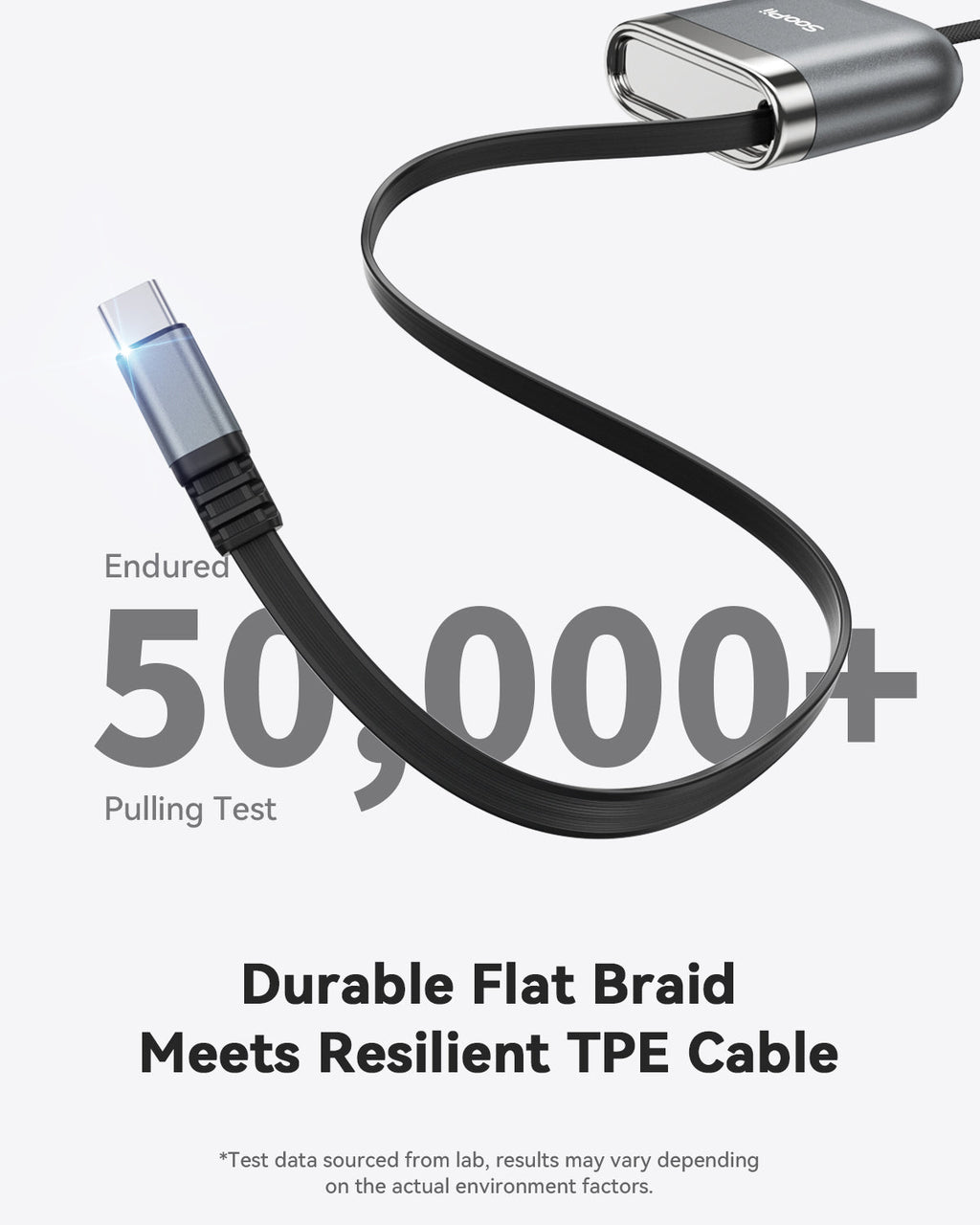 240W Retractable USB-C Cable with Magnetic Slot Single-Pull — Detail 9