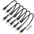 60W Short USB-C to USB-C Cable 6-Pack 8-Inch — Ports and connectivity