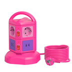 SooPii TPS06 Power Strip Tower with 6 AC Outlets and 4 USB Ports — Ports and connectivity