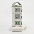 TPS10 Power Strip Tower, 10 Outlets & 4 USB, 1875W — Main product photo