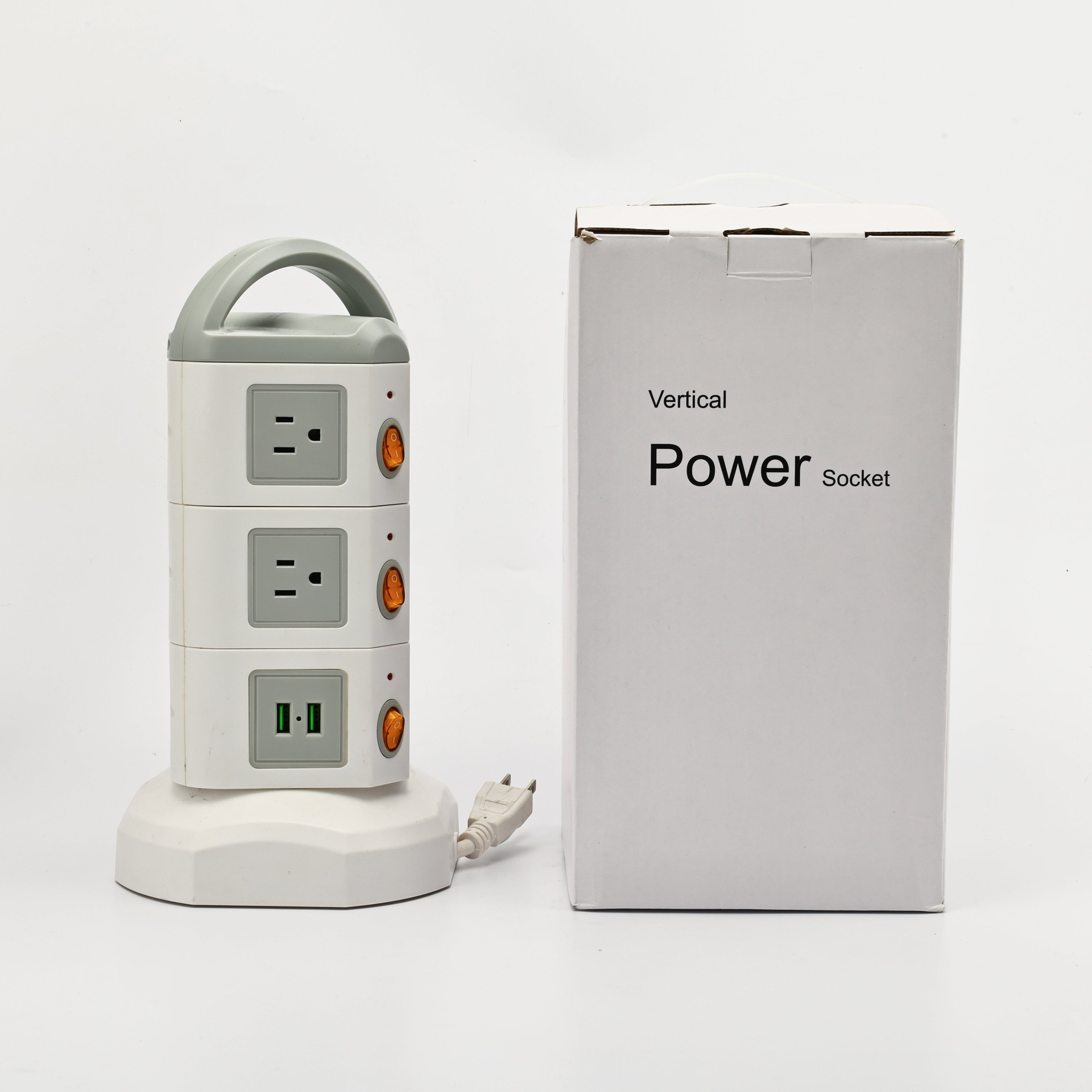 TPS10 Power Strip Tower, 10 Outlets & 4 USB, 1875W — Fast charging feature
