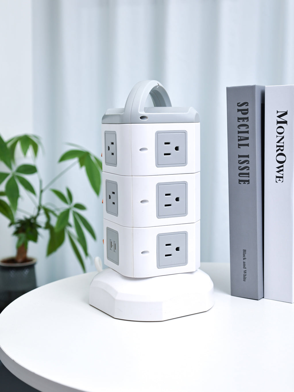 TPS10 Power Strip Tower, 10 Outlets & 4 USB, 1875W — Detail 8
