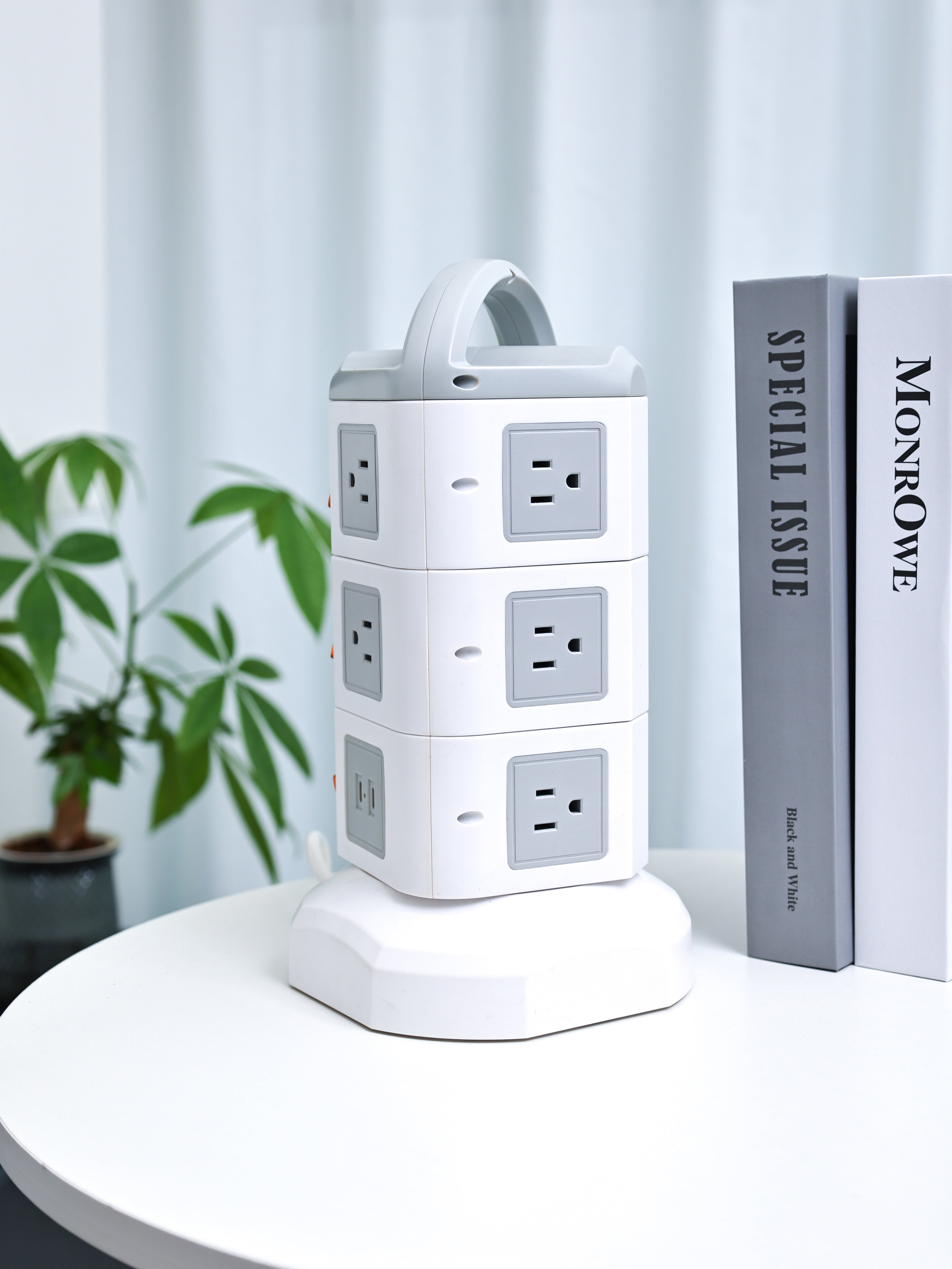 TPS10 Power Strip Tower, 10 Outlets & 4 USB, 1875W — Detail 8